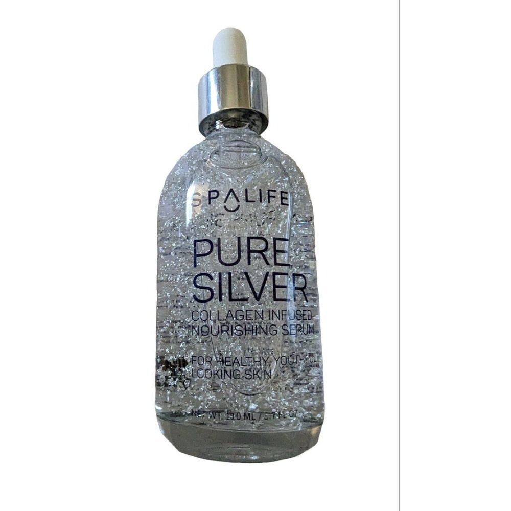 3 Spa Life anti-aging SERUM 3.7oz Lot of 2 - PURE SILVER Collagen 1 - 24K GOLD - Picture 2 of 3